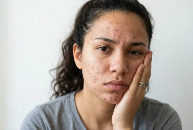 Doffe, vermoeide teint